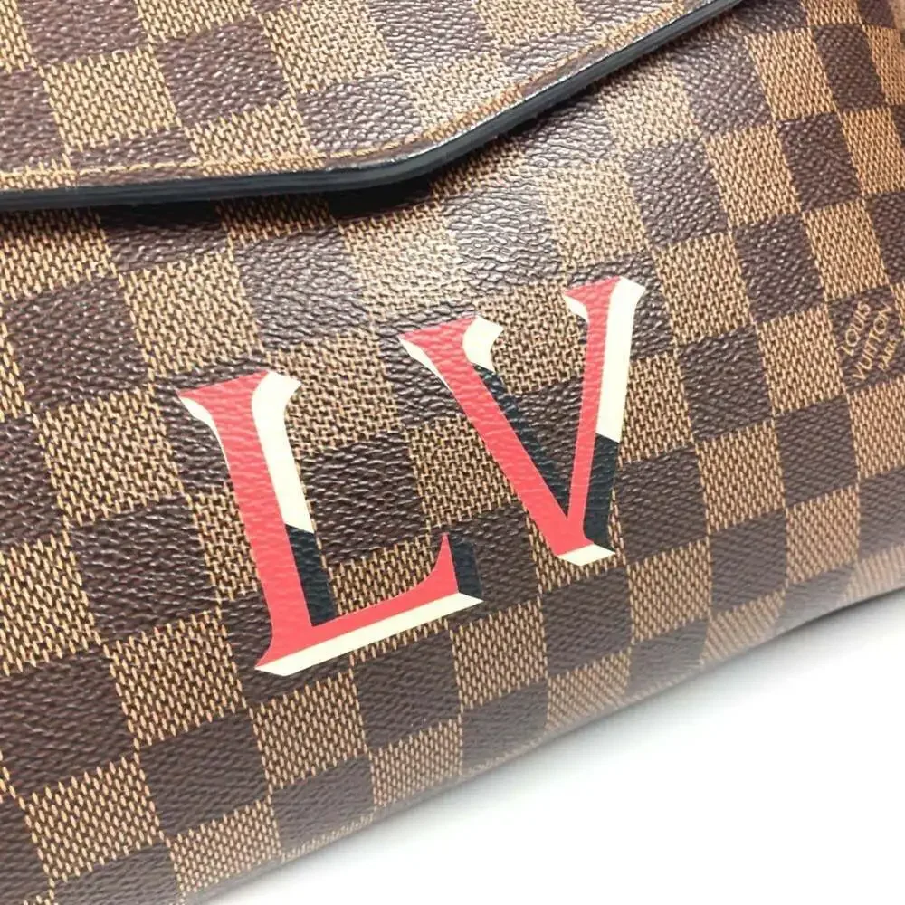 LOUIS VUITTON Brown Damier Canvas Shoulder Bag